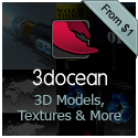 3DOcean, modèles 3d, textures et matériaux pour vos productions ! 3DOcean, modèles 3d, textures et matériaux pour vos productions !